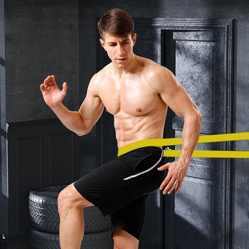 Elastic Resistance Band Exercise Expander Stretch Fitness Belt Y4U4 ღ Pul K CS - Picture 6 of 11