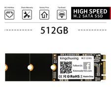 Kingchuxing 512GB M.2 NGFF SSD 2280 2242 2260 SATA III Solid State Hard Drive PC