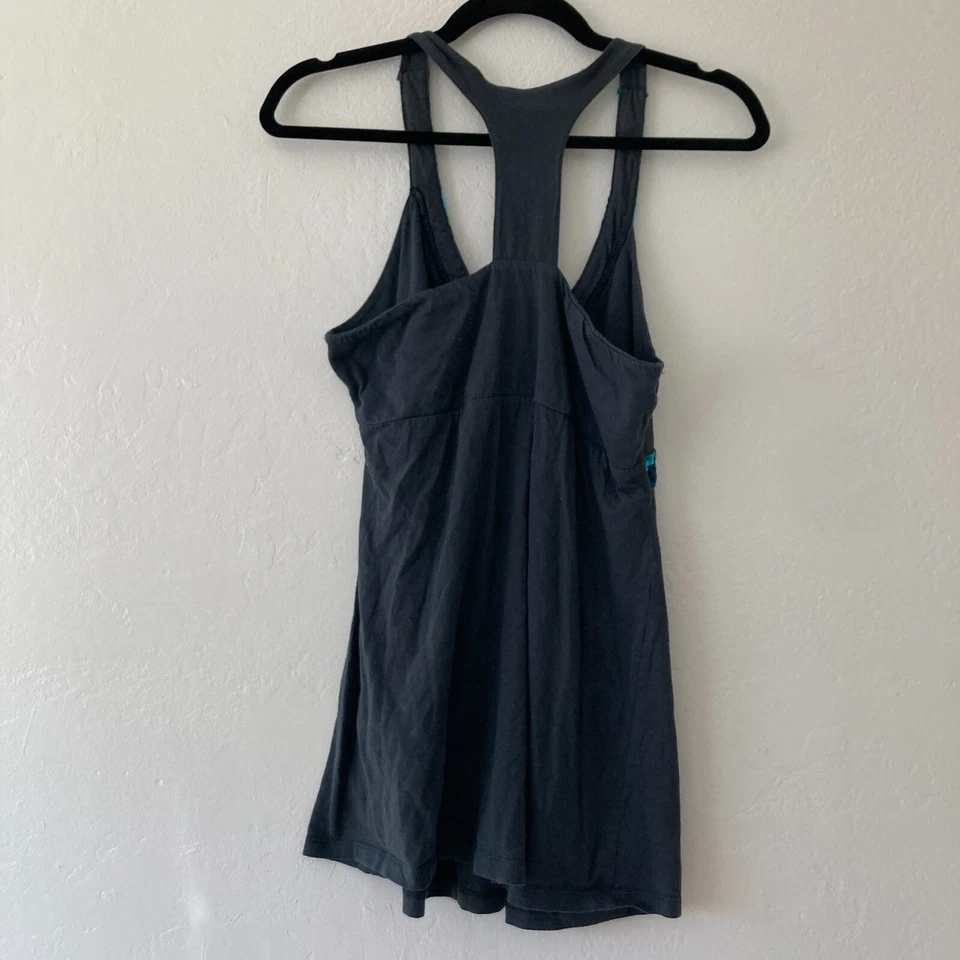 Camiseta sin mangas Element Y2K Babydoll bordada mediana azul marino Elena Gilbert para mujer Foto 4 de 4