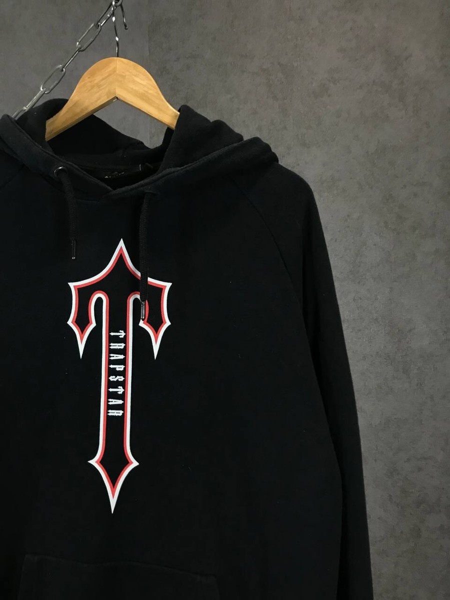 【Trapstar London】FOUNDATION HOODIE パーカー ロゴ BLACK/RED Trapstar Signature 2.0 Tracksuit - Black/Neon | Parallel