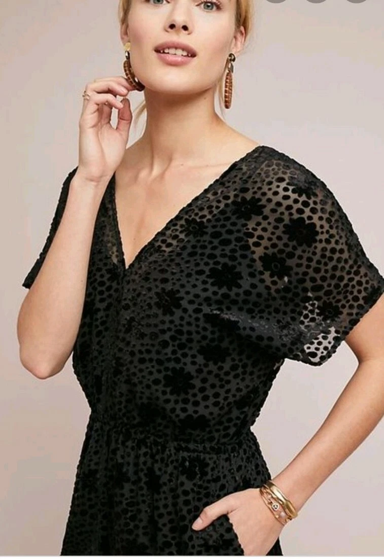 NEW Anthropologie Corey Lynn Calter Melinda Velvet Burnout