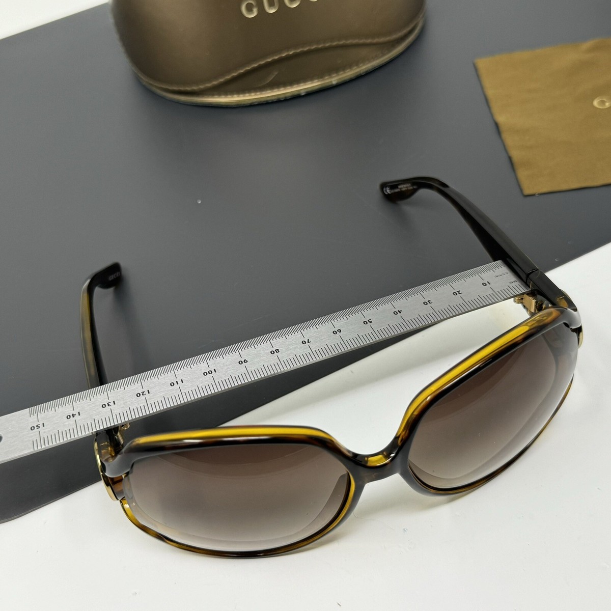 GUCCI Sunglasses Butterfly Tortoise shell GG 3061/S Italy 1934 Knight Logo s-l1200.jpg main image 2