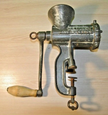 Vintage Swedish mechanical meat grinder 