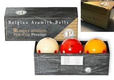 Super Aramith Pro-Cup Prestige Carom Ball set 61.5 mm