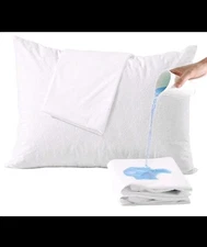 Niagara Sleep Solution Waterproof Pillow Protectors Standard 4 Pack  New Sealed 