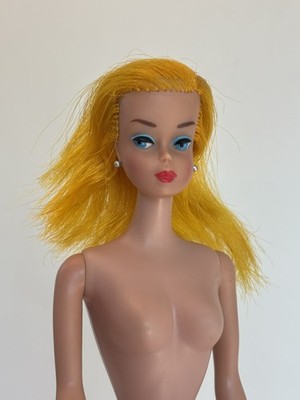 VINTAGE BARBIE 1967 COLOR MAGIC GOLDEN BLONDE DOLL SCARLET FLAME #1150 NUDE EXC!