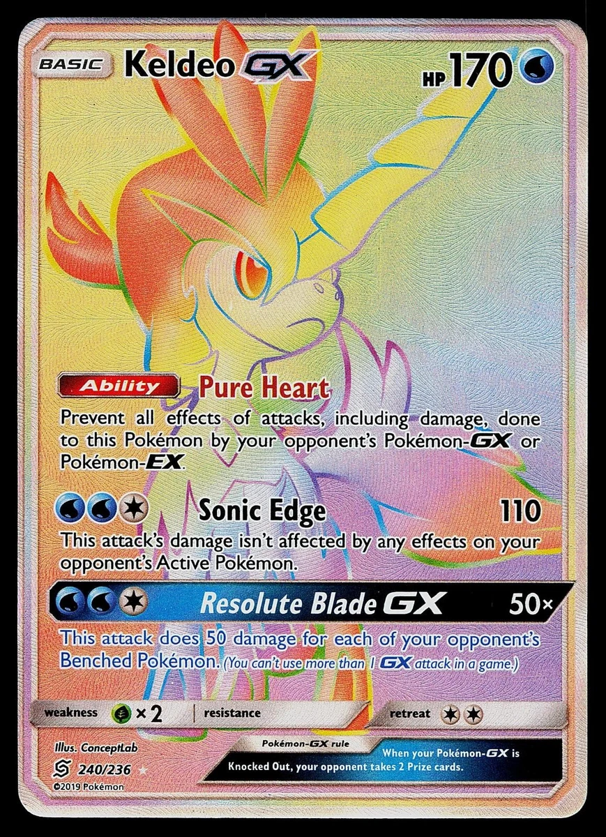 Keldeo GX 240/236 Sm-Unified Minds for sale | eBay