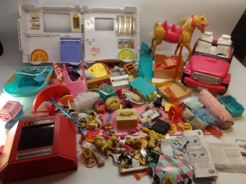 Big Lot Barbie Mattel LOL Jeep Accessories Horse Furniture Balance Beam Pets
