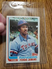 1982 Topps #624 Fergie Jenkins Texas Rangers VGC Vintage Baseball Card 