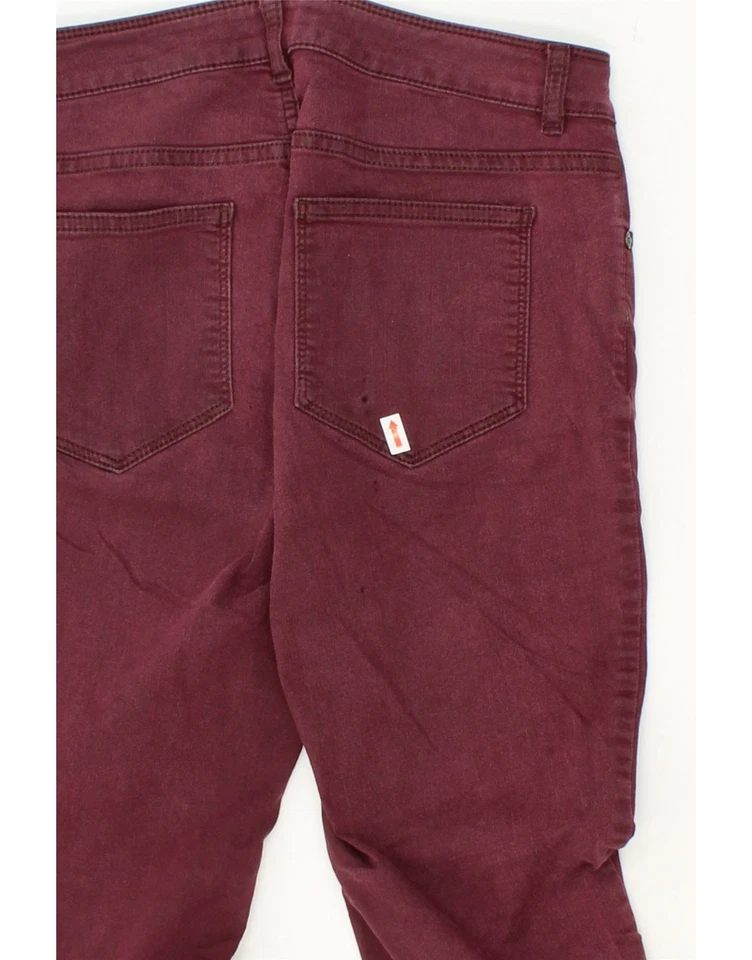 FAT FACE Womens Jegging Jeans UK 8 Small W28 L30 Burgundy Cotton AR05 - Image 3 of 4