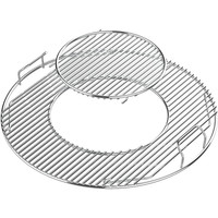 Grillrost 57Cm Klappbar Rund FüR Holzkohlegrills Gourmet Bbq System Kugelgrill