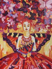 Needlepoint Painted Canvas Gobelin 10507 16"x20" by Collection D'Art
