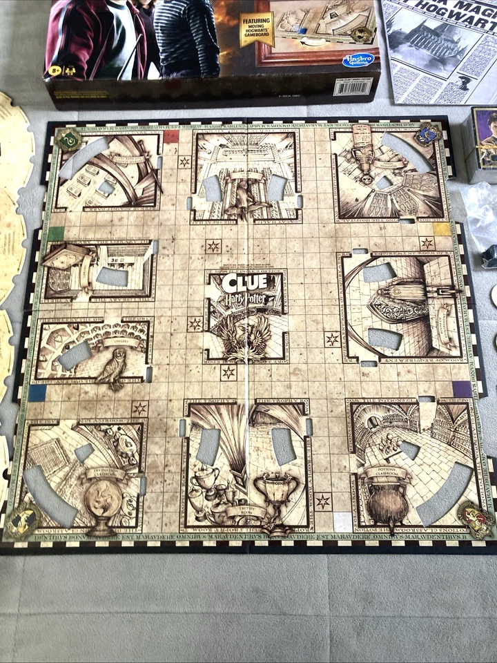 USAopoly - Clue: The Classic Mystery Game - Edición Harry Potter - Tarjetas selladas Foto 3 de 4