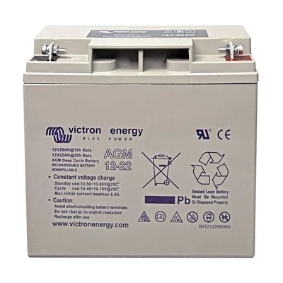 VICTRON ENERGY Batterie 12V AGM 22Ah Deep Cycle Akku Victron