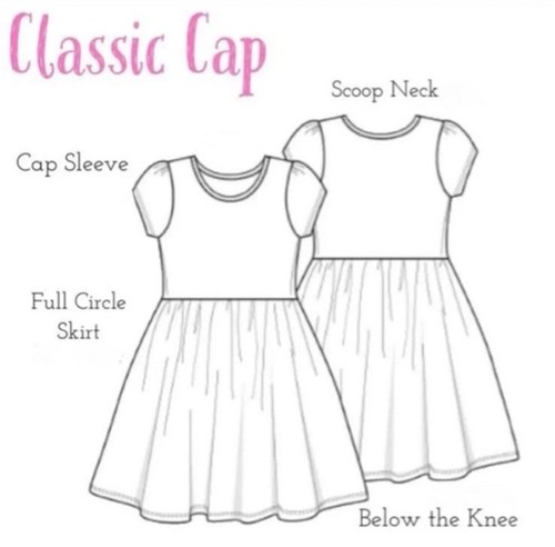 *NWT* DotDotSmile Size 8/10 Cute Ghosts Cap Sleeve Dress - Picture 4 of 5
