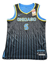 Nike Chicago Sky Angel Reese WNBA Jersey Women Large Black DC9567-016