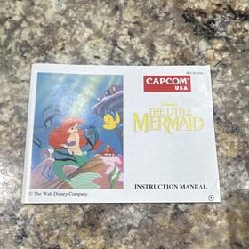 Capcom Disney's The Little Mermaid (NES) Complete w/ Box & Manual NTSC-U/C