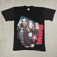 Hanson Vintage 90s Rap Parking Lot Band Tee Mens XS-S Front Back Americas Best