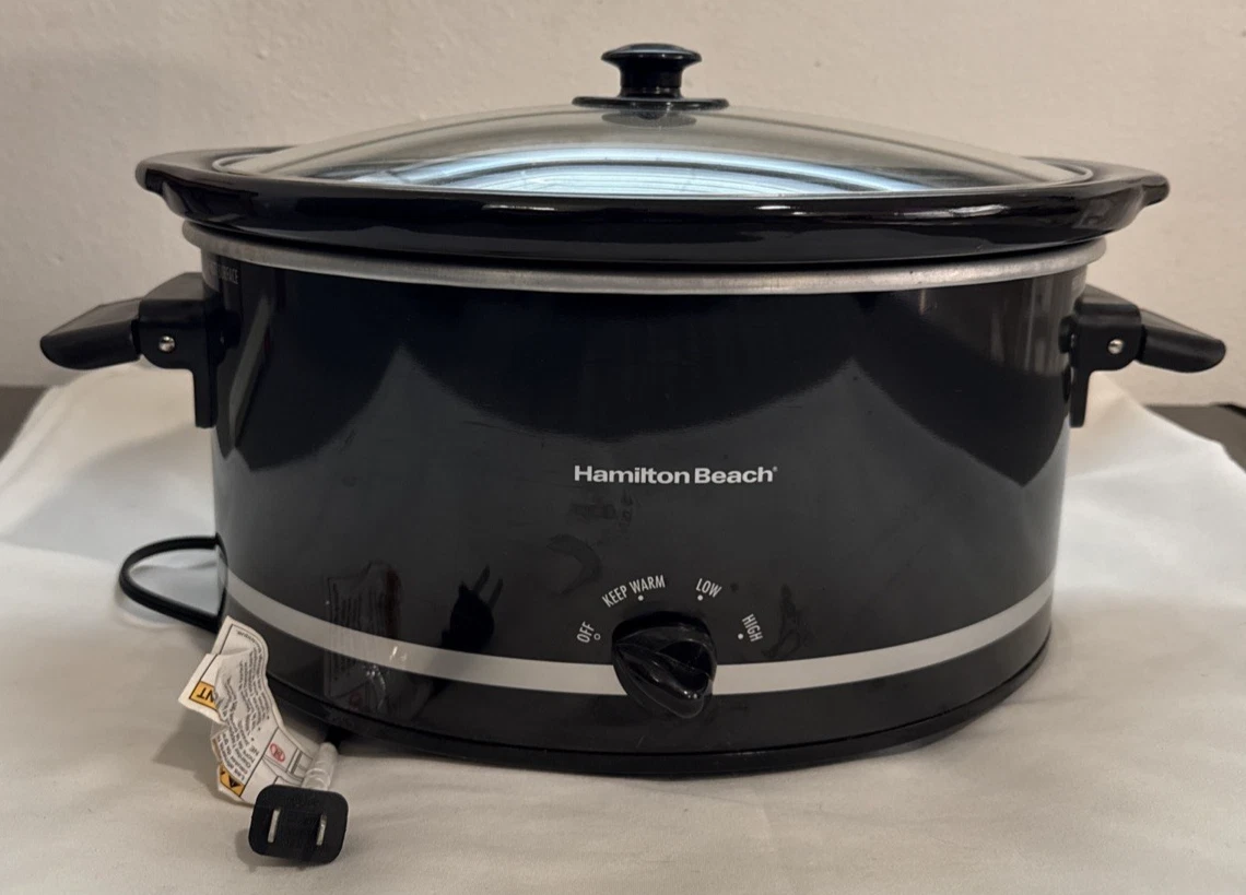 Hamilton Beach SC38 Slow Cooker, Extra-Large Capacity, 8 Qt. Model 33185