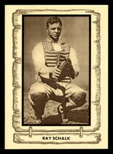 Ray Schalk 1982 Cramer Baseball Legends Series 3 Card #85 Chicago White Sox