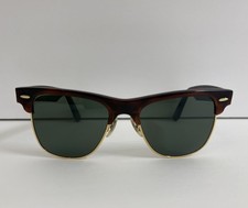 Vintage B L Ray-Ban W1273 Wayfarer Max 54mm Dark Tortoise G15 Glass Sunglasses