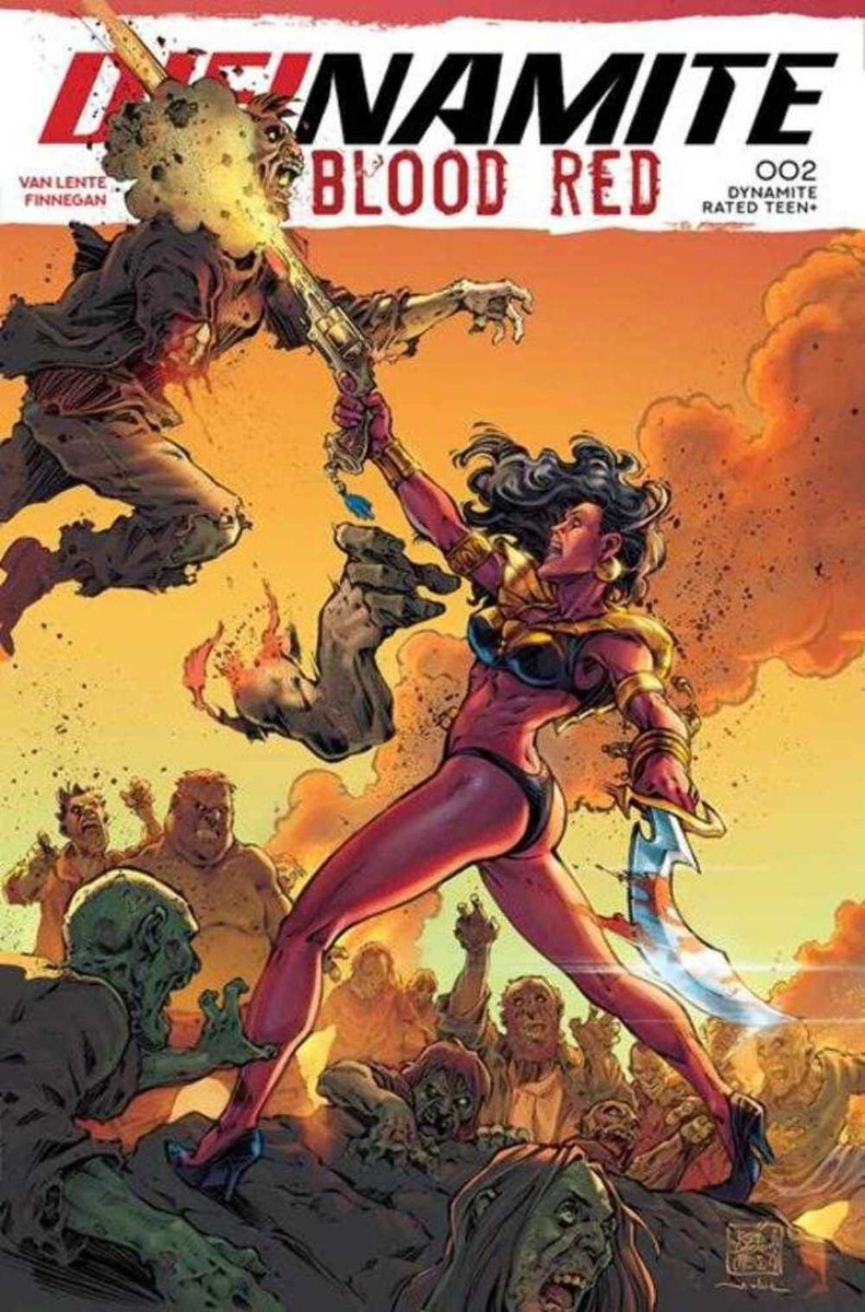 Dienamite Blood Red #2 Cover B Roberto Meli Variant Comic Book
