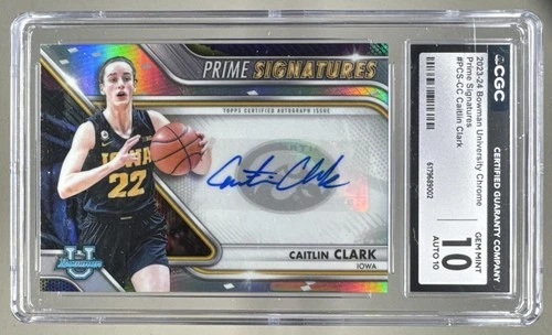 Caitlin Clark 2023 Bowman Caitlin Clark Auto
