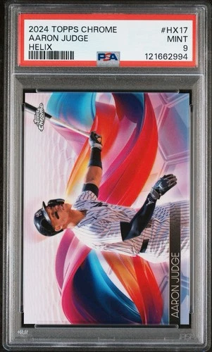 Aaron Judge Helix Case Hit SSP 2024 Topps Chrome MINT PSA 9
