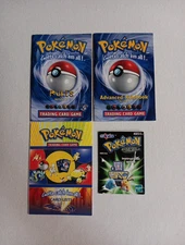 Pokemon Trading Card Game Rule Book Version 2, 3, Card List Lot & V Trainers