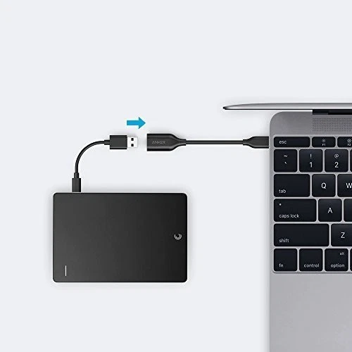 Anker USB-C to USB 3.1 Adapter, USB-C Male to USB-A Female, Uses USB OTG - Image 2 of 4