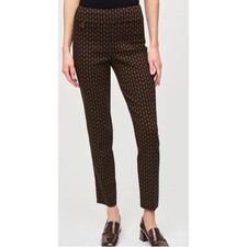 Joseph Ribkoff Jacquard Woven Slim Fit Pant  Size 4 NWOT
