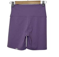 SET ACTIVE Biker Shorts Women’s Medium Blue Activewear Athleisure Gym Workout