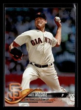 Matt Moore 2018 Topps Holo Foil SP #161 San Francisco Giants *137