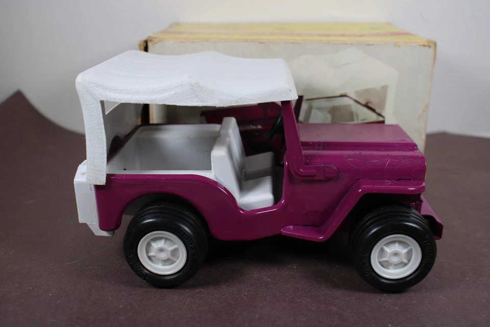 Vintage 70's Mini Tonka Pressed Steel PURPLE Beach Buggy No. 1042 W/Box LQQK - Image 4 of 4