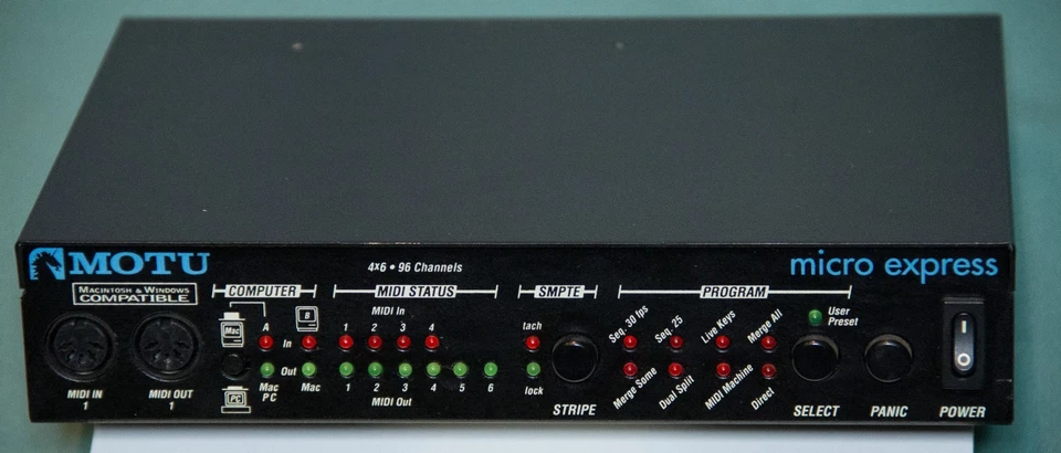 Motu Express Micro 4x6, 96 Channels MIDI-Schnittstelle - Bild 2 von 4