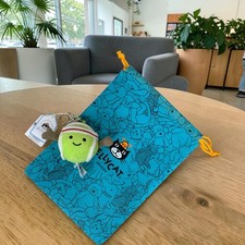 Jellycat Inspired Tennis Ball Bag Charm Keychain Plush Toy Gift New with Tags