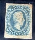 USA - Used - Confederate - Sc 11 - 10c Blue  - unchecked