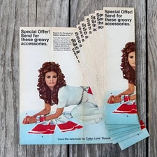 10 Original 1970s RAQUEL WELCH Special COCA COLA Fashion Accessories CBS Offer