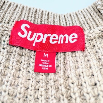 Supreme Washed Small Box Waffle Sweater 5colors 26SS | eBay