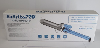 Babyliss Pro  Nano Titanium Curling Iron - Blue