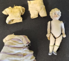 Antique German Miniature All Bisque DollHouse Doll 4 68A