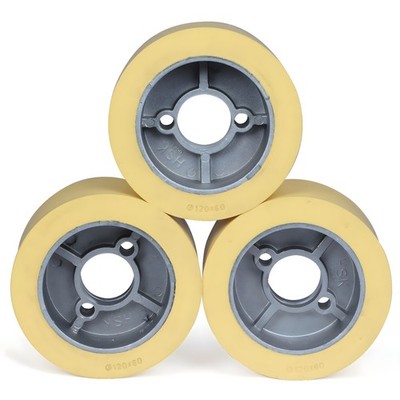 Heavy Duty 120 mm Power Feed Roller 3er Set
