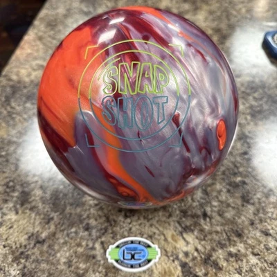 14lb Radical Snapshot Orange/Scarlet/Silver Bowling Ball NEW Undrilled