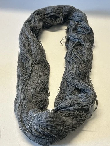 Large Hank Semi-Soft #2 Peru Alpaca Wool Yarn Mix 1lb 0oz 478gr 482 Grey A - product listing photo