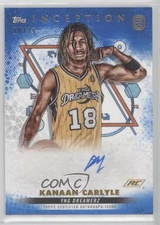 2022-23 Topps Inception OTE Overtime Elite Blue 10/25 Kanaan Carlyle Auto 0j7y