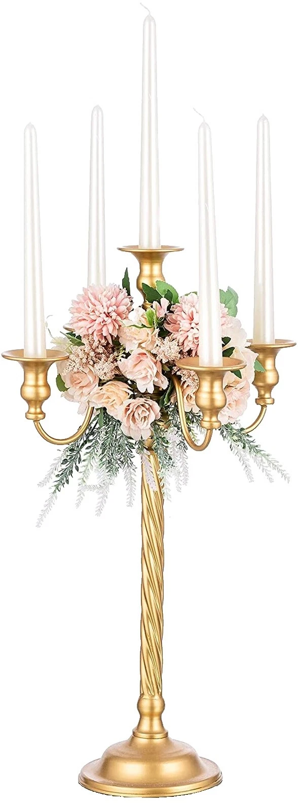 Wooden Christmas Candle Candlesticks