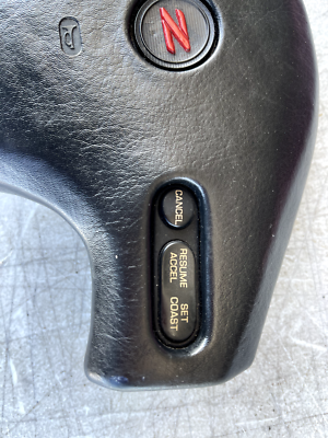 1990 NISSAN 300ZX (2+0) LEATHER 3-SPOKE STEERING WHEEL W