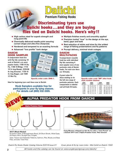 Daiichi Fly Hook paquete múltiple 40 cajas de gancho - Imagen 6 de 14