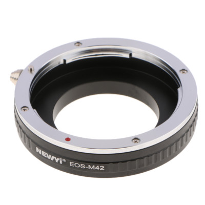 Objektivadapterring für  EOS EF Montage an M42 Kamera mit