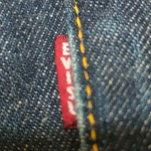 EVISU Denim Pants Manga Anime Doraemon Collab Indigo Blue Size 26×35 Used Japan - Picture 8 of 10